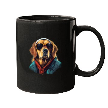 Discover Golden Retriever in the Streets | Dog Lovers Mugs