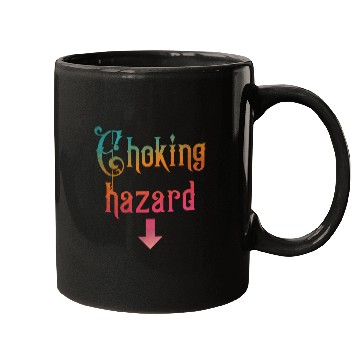 Discover Choking hazard down arrow Mugs