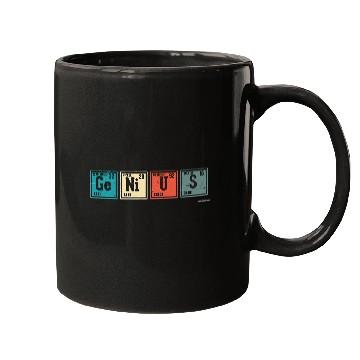 Discover Genius Periodic Table Elements Chemistry Teacher Mugs
