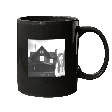 Discover Is a haunted house??? (Black and white version) Mugs