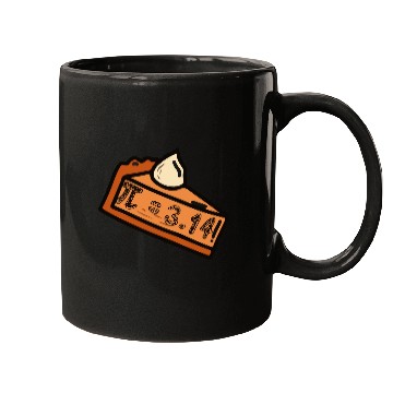 Discover Cute Pie Pi Symbol For Pi Day Mugs