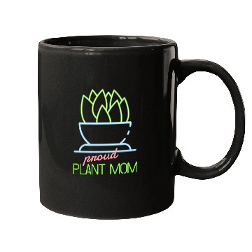 Discover Proud Plant Mom Neon Style Mugs