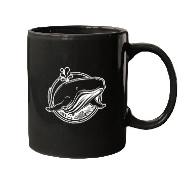 Discover Whale Ocean Marine Mugs