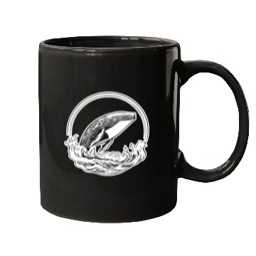 Discover Whale Ocean Marine Mugs