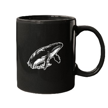 Discover Whale Ocean Marine Mugs