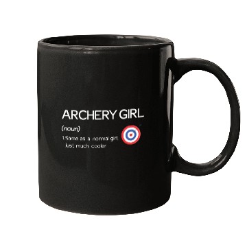 Discover Outdoor Hunting Bow Arrow Archer Archery Girl Mugs