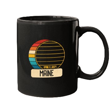 Discover Total Solar Eclipse Maine April 28 2024 Eclipse Mugs