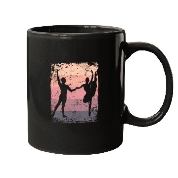 Discover Ballet Dance Couple Vintage Ballerina Mugs