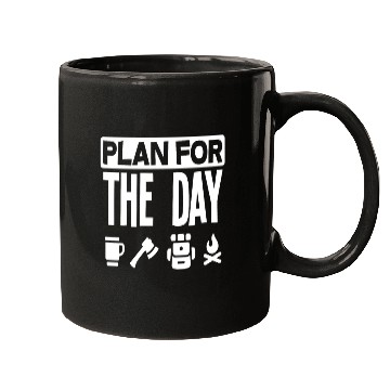 Discover Daily Schedule Nature Camping Camper Mugs