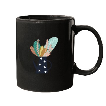 Discover Botanical Coffee Pot Number Three Mugs