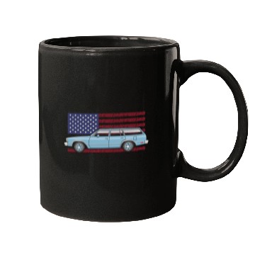 Discover Usa Light Blue Mugs