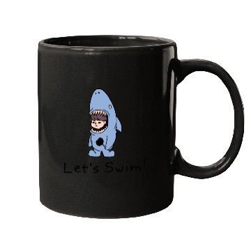 Discover Lets Swim Shark Kid Mugs