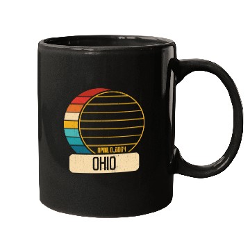 Discover Total Solar Eclipse Ohio April 28 2024 Eclipse Mugs