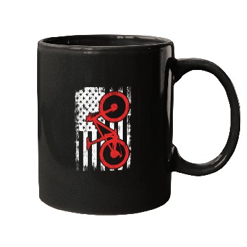 Discover Patriotic US Mountain Biker Mugs