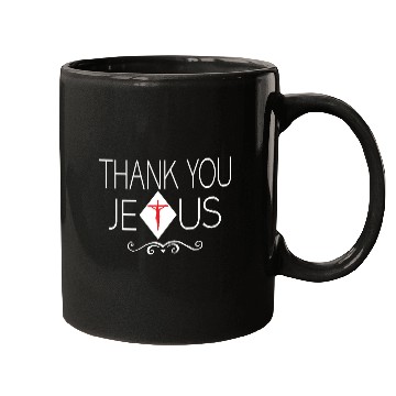 Discover Thank You Jesus Love Jesus Christian Christmas Mugs