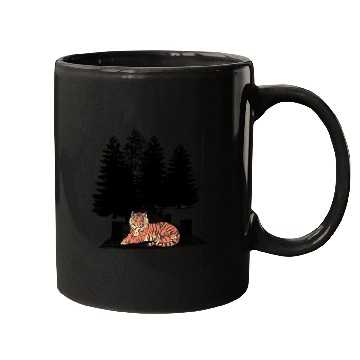 Discover tiger in the forest Mugs