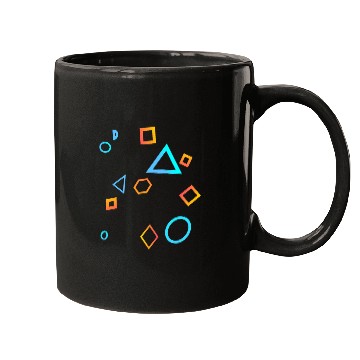 Discover Scattered force fields Geometric shapes Mugs