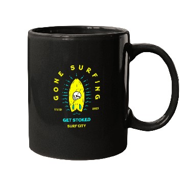 Discover Gone Surfing Mugs