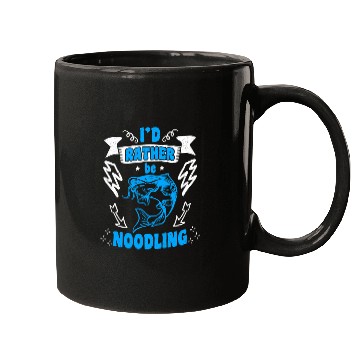 Discover Catfish Angler I'd rather be Noodling Flathead Mugs