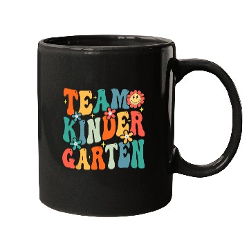 Discover Team Kindergarten Teacher Student Groovy Back To Mugs