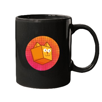Discover Cute Square Orange Cat Mugs