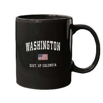 Discover Washington Dc American Flag Sports Mugs