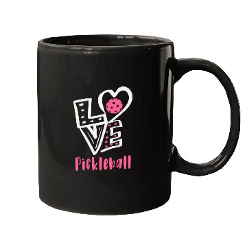 Discover I Love Pickleball Mugs