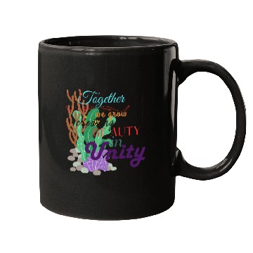 Discover Unified Coral Canvas Mugs
