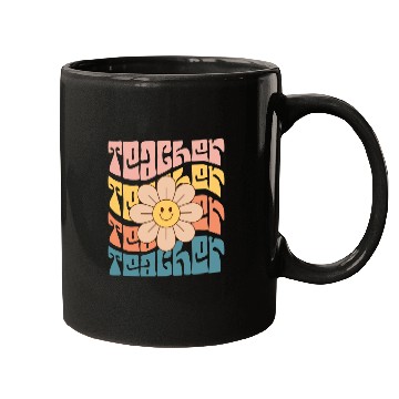 Discover Teacher Daisy Colorful Mugs