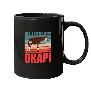 Discover Okapi in harmony with nature Mugs