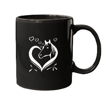 Discover Cute horse heart for horseowner Mugs