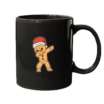 Discover Dabbing Gingerbread Performer Gift Mugs