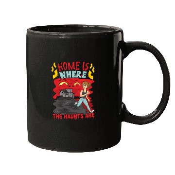 Discover Horror Paranormal Haunted House Spooky Halloween Mugs