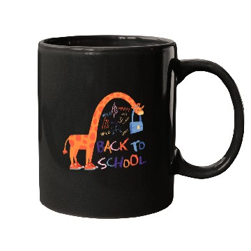 Discover Happy Giraffe back to school Mugs