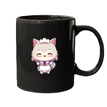 Discover Yuki Kawaii Cat Maid Anime Manga Mugs