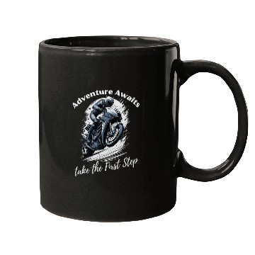 Discover Adventure awaits: Take the first step Mugs