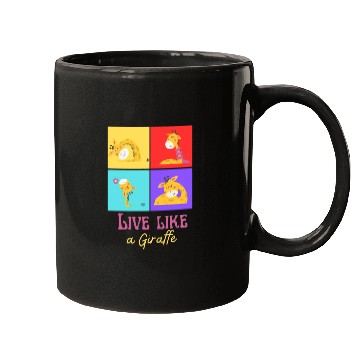 Discover live like a giraffe Mugs