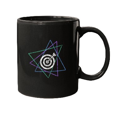 Discover Geometric Bullseye Target Mugs