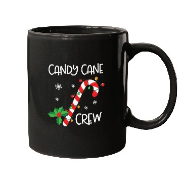 Discover Candy Cane Crew Funny Christmas Lights Xmas Gift Mugs