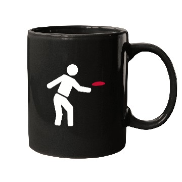 Discover Disc golf icon Mugs