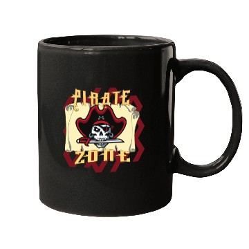 Discover Pirate Zone, Pirate Day Mugs