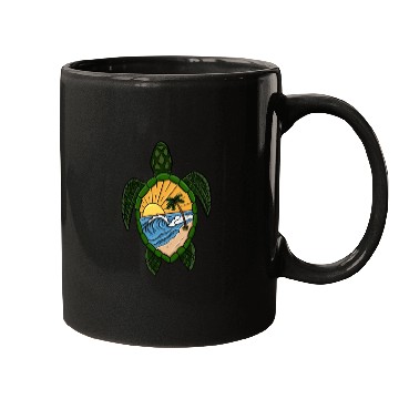 Discover Hawaii Turtle Mugs