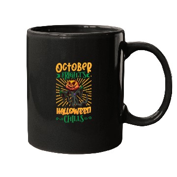 Discover Scary Pumpkin Halloween Costume Autumn Fall Gift Mugs