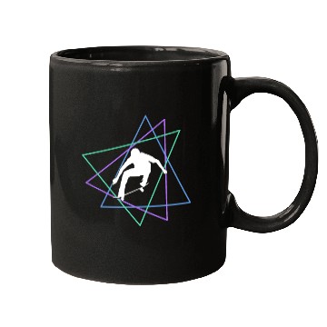 Discover Geometric Skateboard Trick Mugs