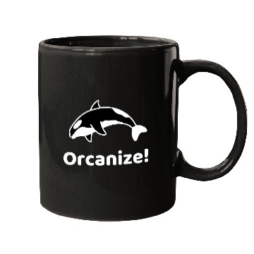 Discover Orcanize Funny Team Orca Killer Whale Lover Gift Mugs