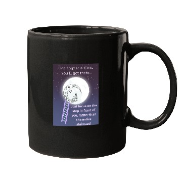 Discover Full Moon Inspirational Quote Poster Mugs