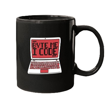 Discover Byte Me I Code Coder Engineer Full Stack Software Mugs