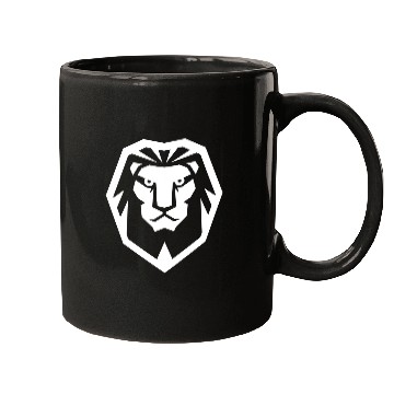 Discover Lion Head Illustration Mugs
