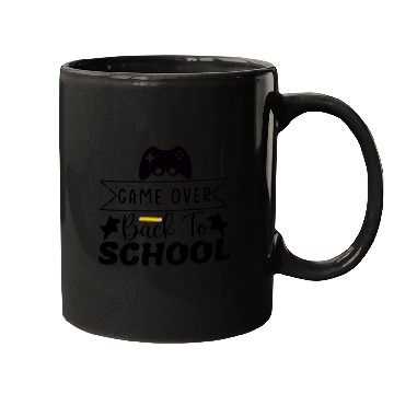 Discover Game over back to school Mugs