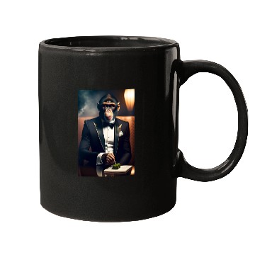 Discover Ape in suit with Cigar Mugs